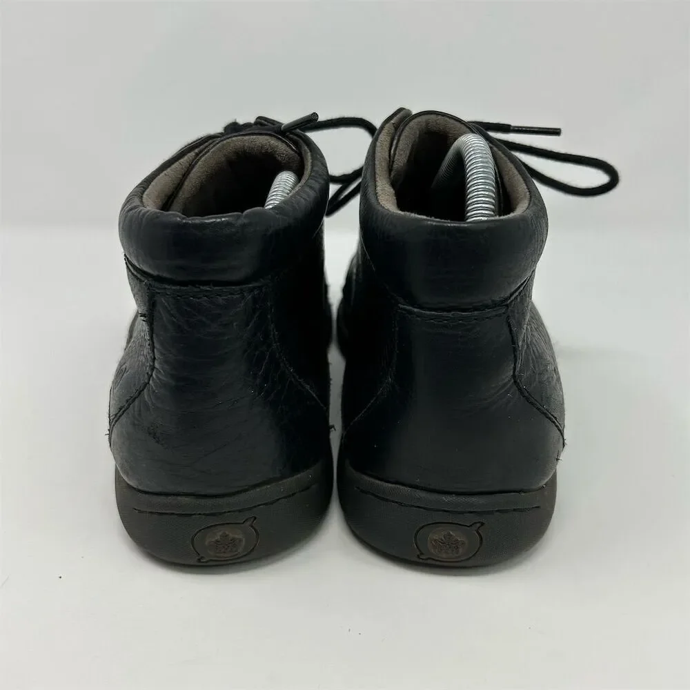 Born Men's Black Leather Chukka Boots Lace-up Ankle Casual Rugged Style Size 9